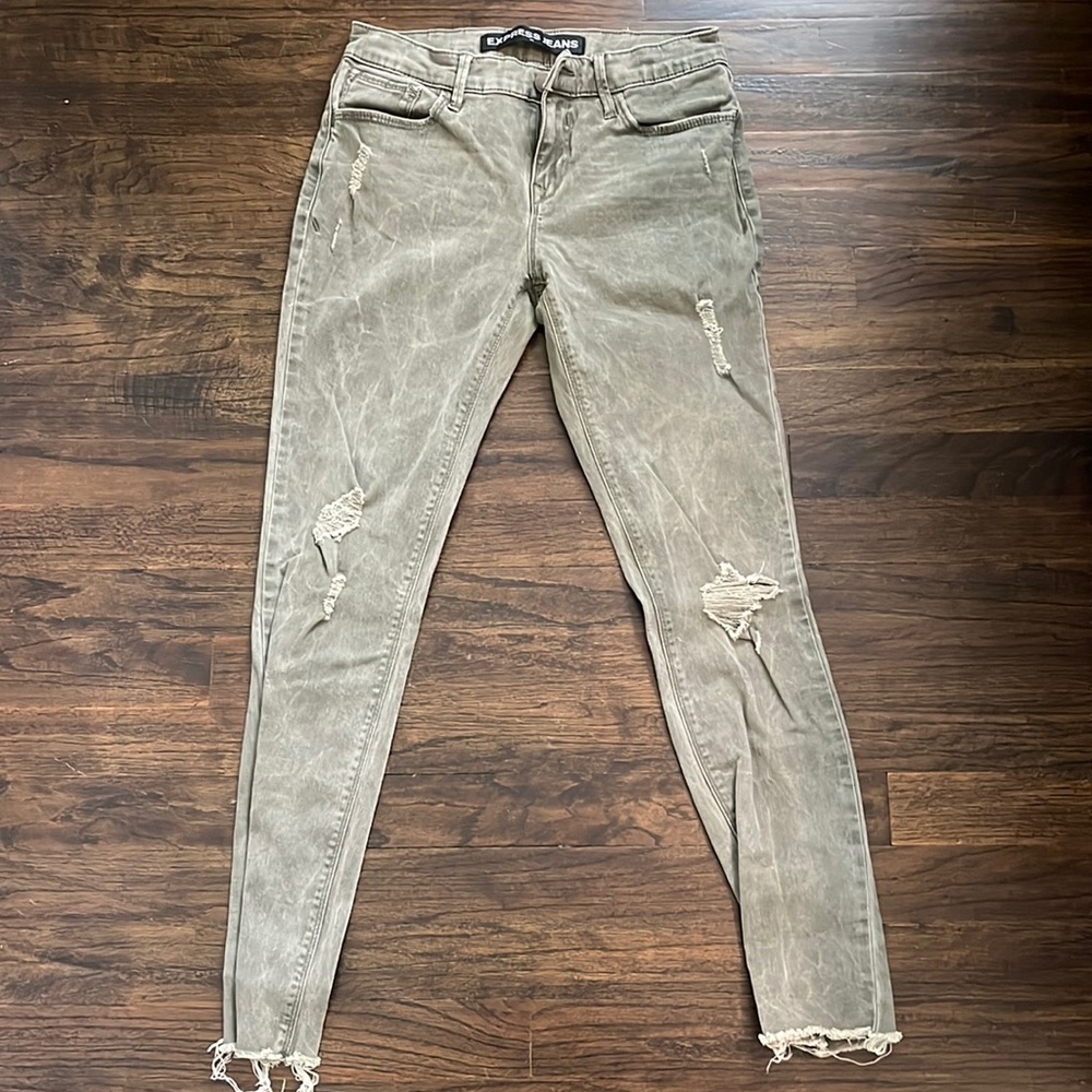 Express cropped jeans